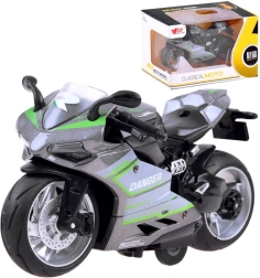 modello di motocicletta in metallo con meccanismo a retrocarica – C