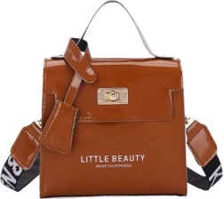 Borsa a tracolla marrone