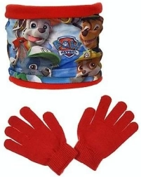 Scaldacollo e guanti Paw Patrol