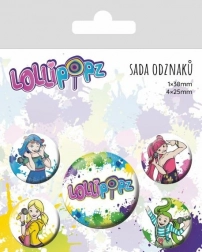Set di distintivi Lollipopz