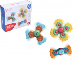 Massaggiagengive per bambini con ventosa in silicone, set da 3 pezzi