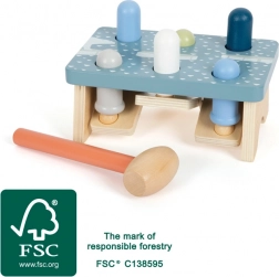 Martello a percussione in legno Arctic di small foot