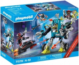 Playmobil robot vs aliante – set di costruzione 96 pezzi