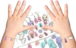 Set creativo per realizzare allegri gioielli in plastica con fogli termoretraibili
