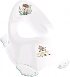 Vasino musicale antiscivolo per bambini Wild & Free volpe bianco