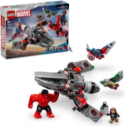 LEGO Marvel Captain America vs Red Hulk – battaglia aerea (76292)