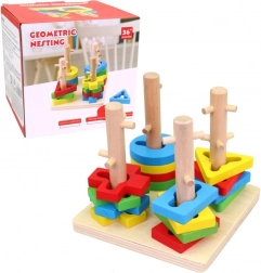 Inserisci forme geometriche in legno