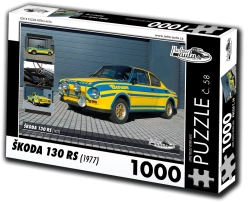 Puzzle Retro-Auta Škoda 130 RS 1000 pezzi