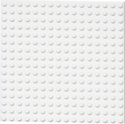 Pannello da costruzione doppio 16x16 bianco