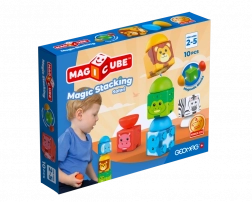 geomag magicube safari – set di costruzioni magnetiche per bambini dai 2 anni