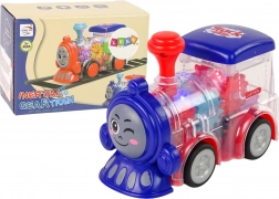 Locomotiva LED a trazione a frizione trasparente