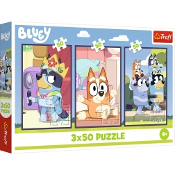 Puzzle 3x50 Famiglia Bluey