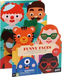 Set di adesivi con facce divertenti di Petit Collage