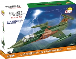 Set di costruzione COBI Lockheed F-104 Starfighter Guerra del Vietnam 1:48