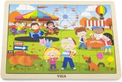 Puzzle in legno VIGA Autunno – 24 pezzi