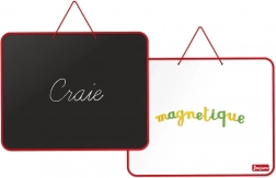 Jeujura lavagna magnetica da parete multifunzione 62 × 50 cm con accessori