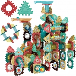 Woopie blocchi di costruzione magnetici 3D – pista a biglie educativa 228 pezzi