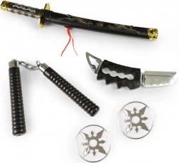 Set ninja di armi in plastica per bambini