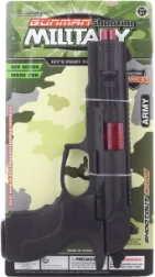 Pistola di plastica per piccoli soldati