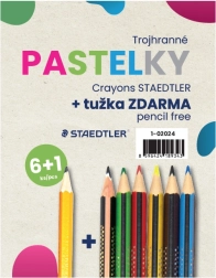 Set di matite colorate triangolari 6 pz + 1 matita STAEDTLER