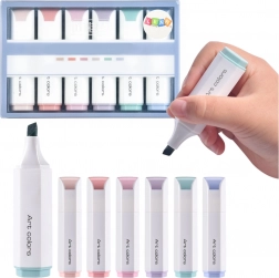 Set mini evidenziatori pastelli 6 pezzi