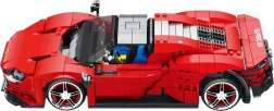 Set per costruire un'auto sportiva rossa, 1069 pezzi