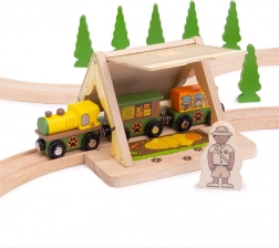 Bigjigs Rail tenda safari