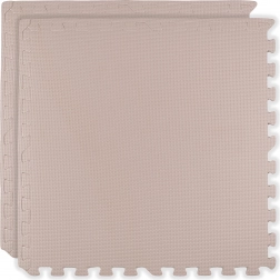 Tappetino in schiuma HUMBI 120 × 60 cm – grandi puzzle in schiuma impermeabili, sicuri, 2 pz, rosa chiaro