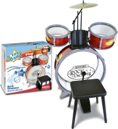 Batteria per bambini con sgabello