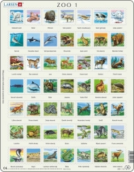 Puzzle LARSEN animali dell'emisfero settentrionale – 49 pezzi