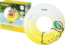 Bestway ciambella gonfiabile da nuoto con maniglie limone 114 cm