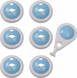 Sicurezze per prese BABY ONO, 6 pezzi, bianche