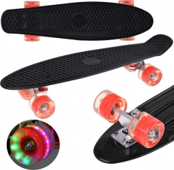 Fiszka LED skateboard con ruote illuminate per skatepark