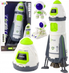 Razzo spaziale con astronauti e veicolo – effetti luminosi e sonori