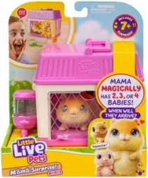 little live pets mini mama criceto con cuccioli a sorpresa nella casetta