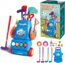 Set da golf per bambini con supporto su ruote Woopie