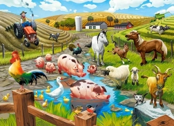 Puzzle 70 pezzi Life on the Farm