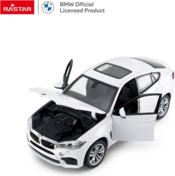 Modello in metallo BMW X6 M 1:24 bianco RASTAR