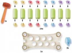 PlayEco gioco a martellare con piolini colorati in plastica riciclata
