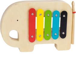 Petit Collage xilofono in legno a forma di elefante