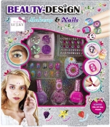 lukky set beauty design trucco e unghie per bambini