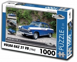 Puzzle auto retrò Volga Gaz 21 VB 1000 pezzi