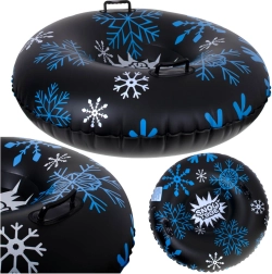 Tubone da neve gonfiabile con fiocchi 95 cm