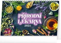 Calendario da tavolo Erboristeria naturale 2024, 23,1 × 14,5 cm