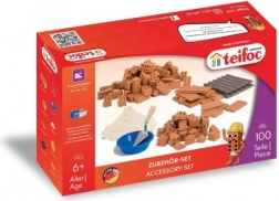 Set da Costruzione Teifoc Mattoncini 100 pezzi