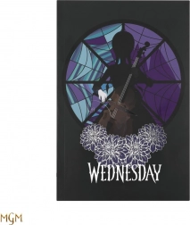 Quaderno a righe Wednesday con copertina morbida, 128 pagine