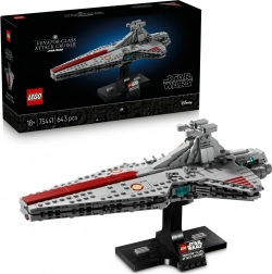 LEGO Star Wars incrociatore d’attacco classe Venator – modello da collezione con base