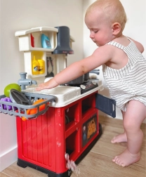 WOOPIE cucina giocattolo interattiva XL con vapore e acqua corrente