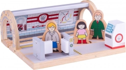 Stazione della metropolitana in legno Bigjigs Rail