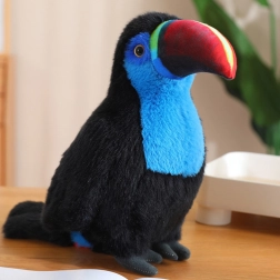 Tucano di peluche – blu, 35 cm